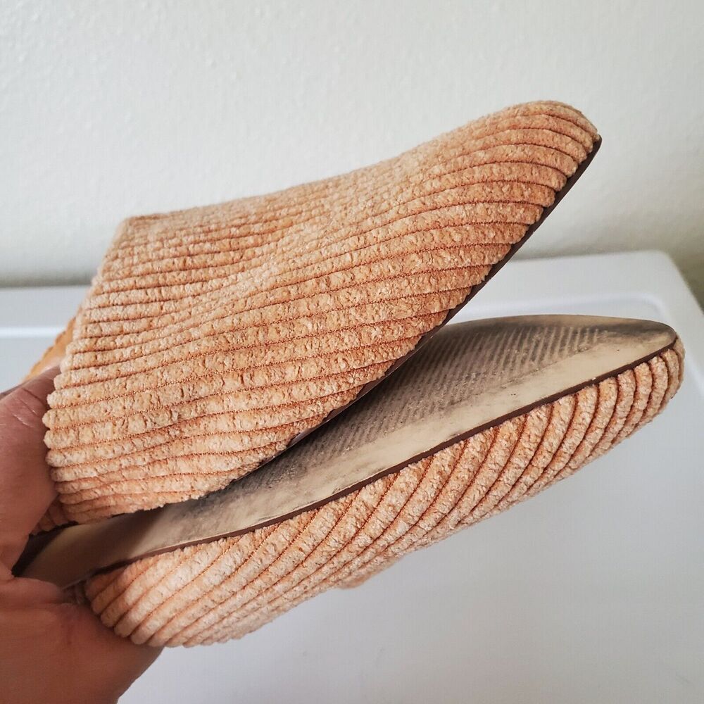 Coconuts‎ by Matisse Curdoroy Xander Flat Mules Natural Micro Cord Pointed-Toe - Picture 10 of 16